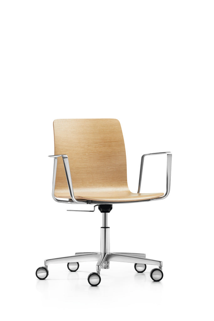 Fiore Wood Conference Armchair 4