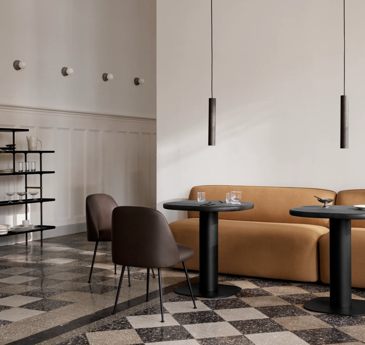 Wendelbo Event Chair V2 Steel Legs with Armrest