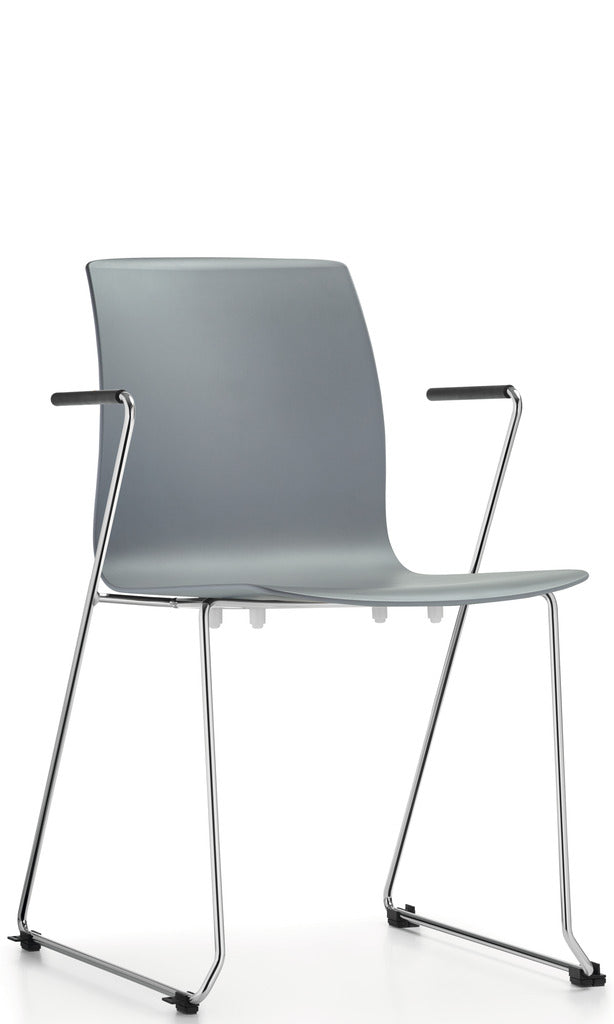 Fiore Sled Armchair Seat Upholstery