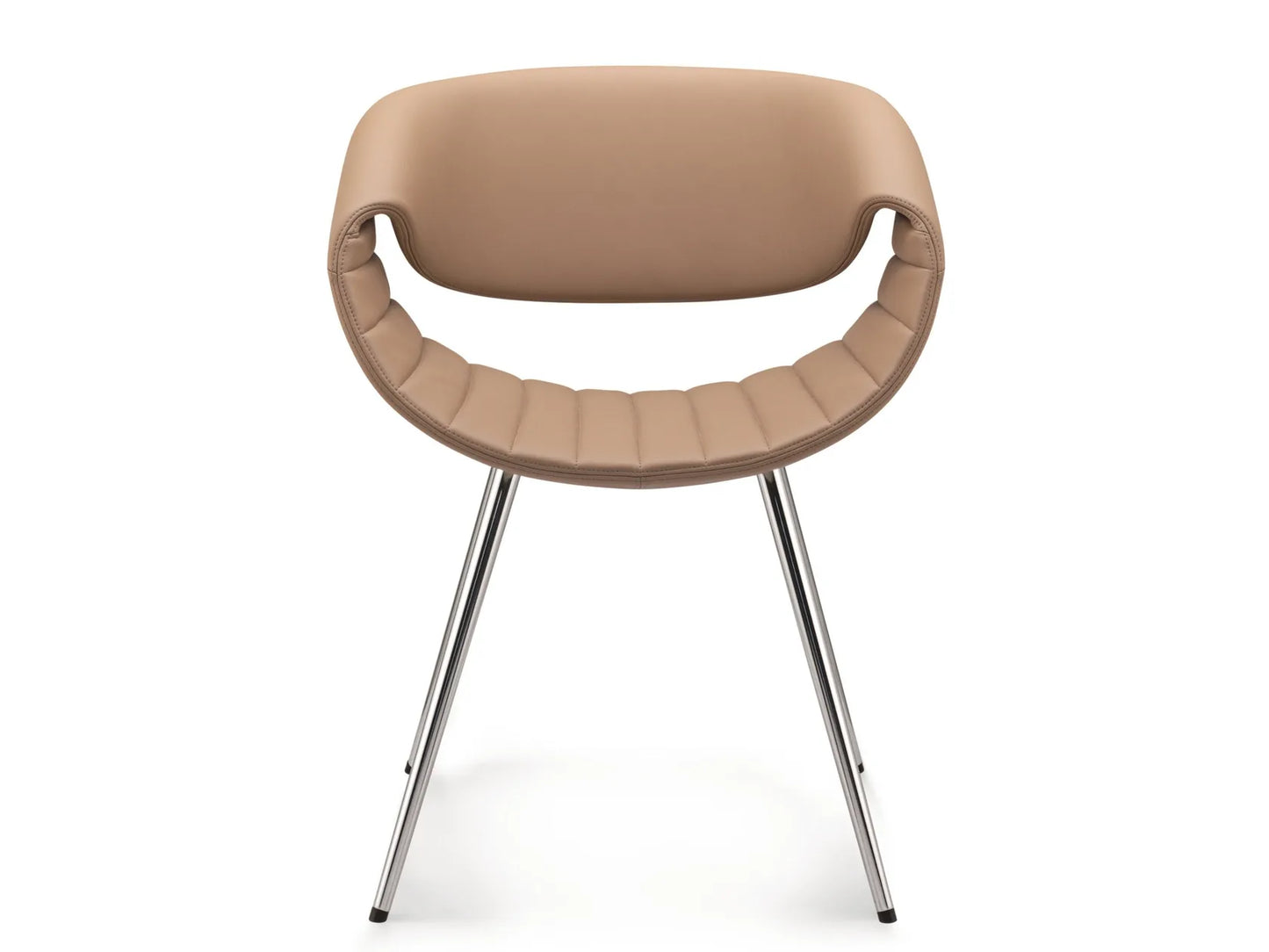 Little Perillo 4 Leg Chair with Full  Leather Upholstery