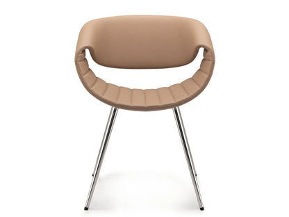 Little Perillo 4 Leg Chair with Full  Leather Upholstery