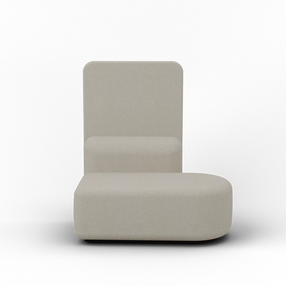 Mega Tulip High Chaise Round Left