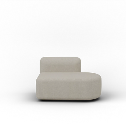 Mega Tulip Low Chaise Round Left