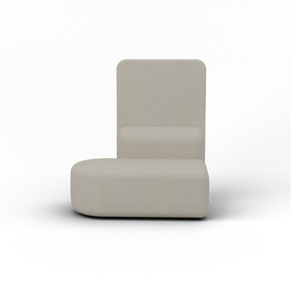 Mega Tulip High Chaise Round Right