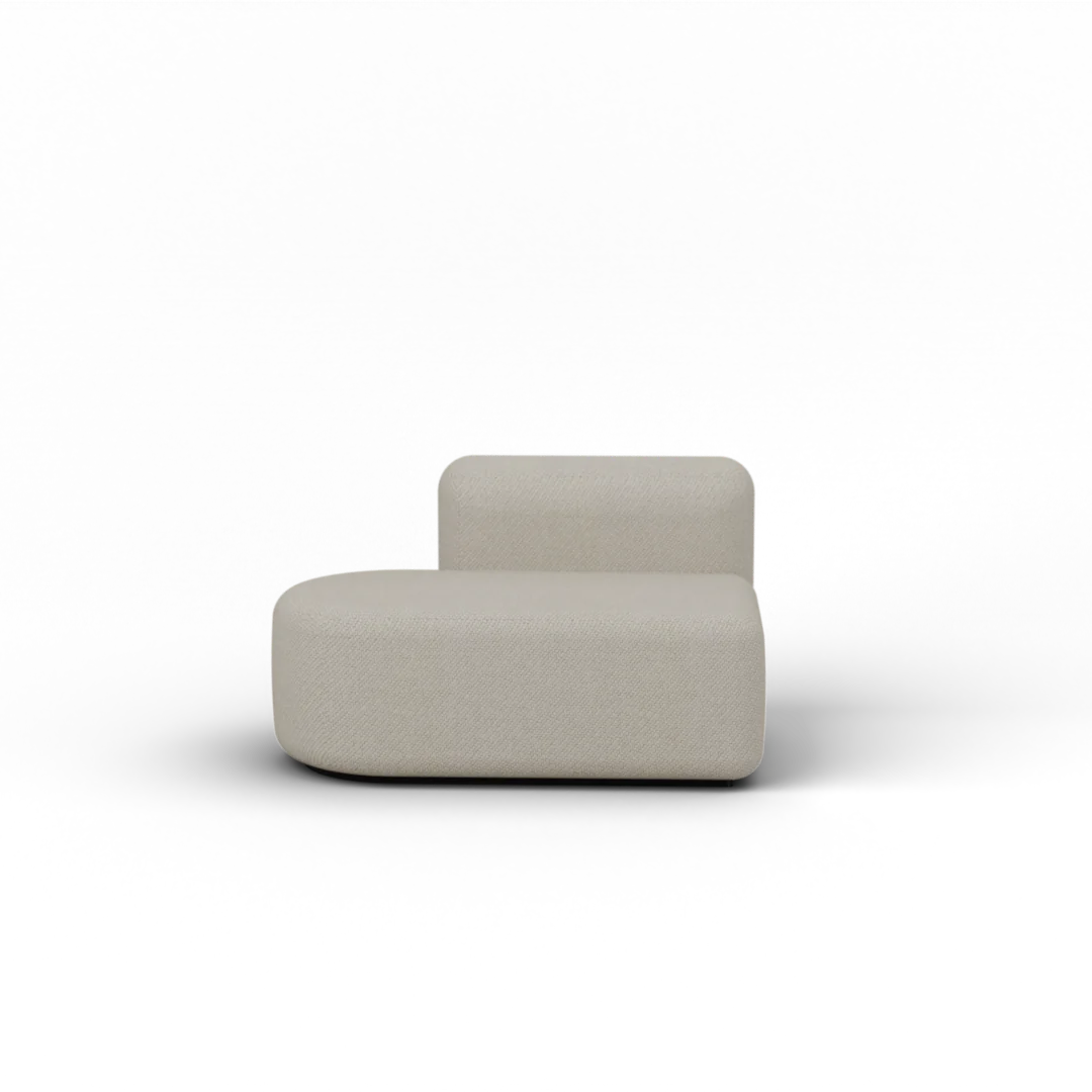 Mega Tulip Low Chaise Round Right