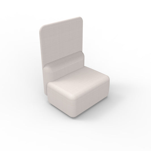 Mega Tulip High Square Chaise Right