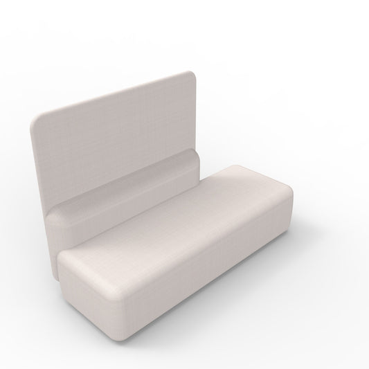 Mega Tulip High Square Chaise Left