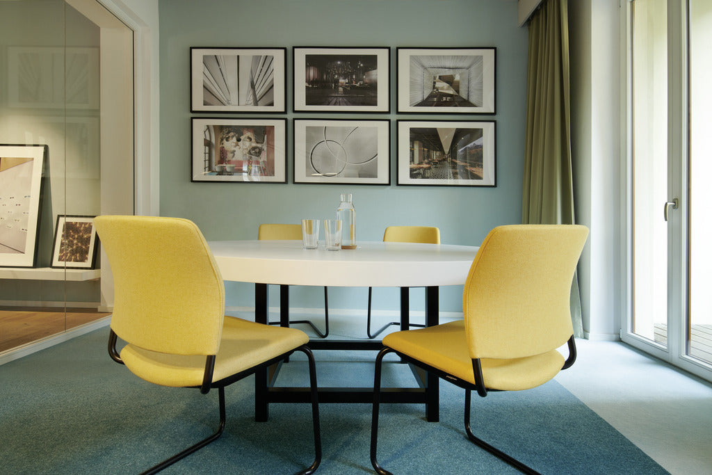 Cay Mesh Back Cantilever Armchair