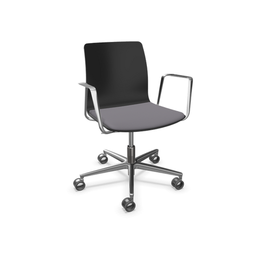 Fiore Conference Armchair 2 with Seat Upholstery