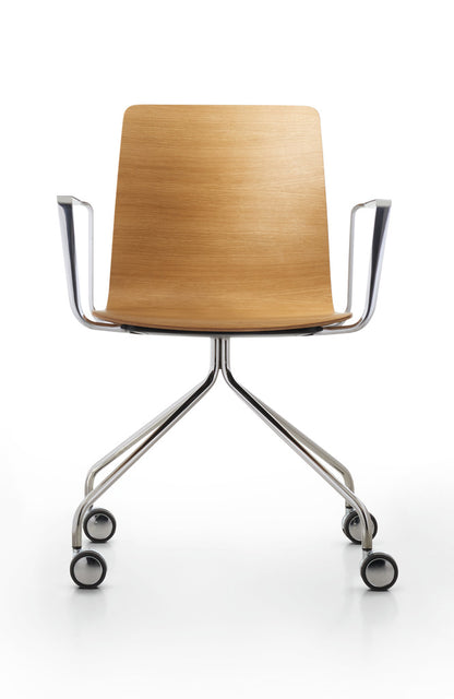 Fiore Wood Conference Armchair 3