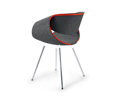 Little Perillo 4 Star Chair with Full Fabric Upholstery