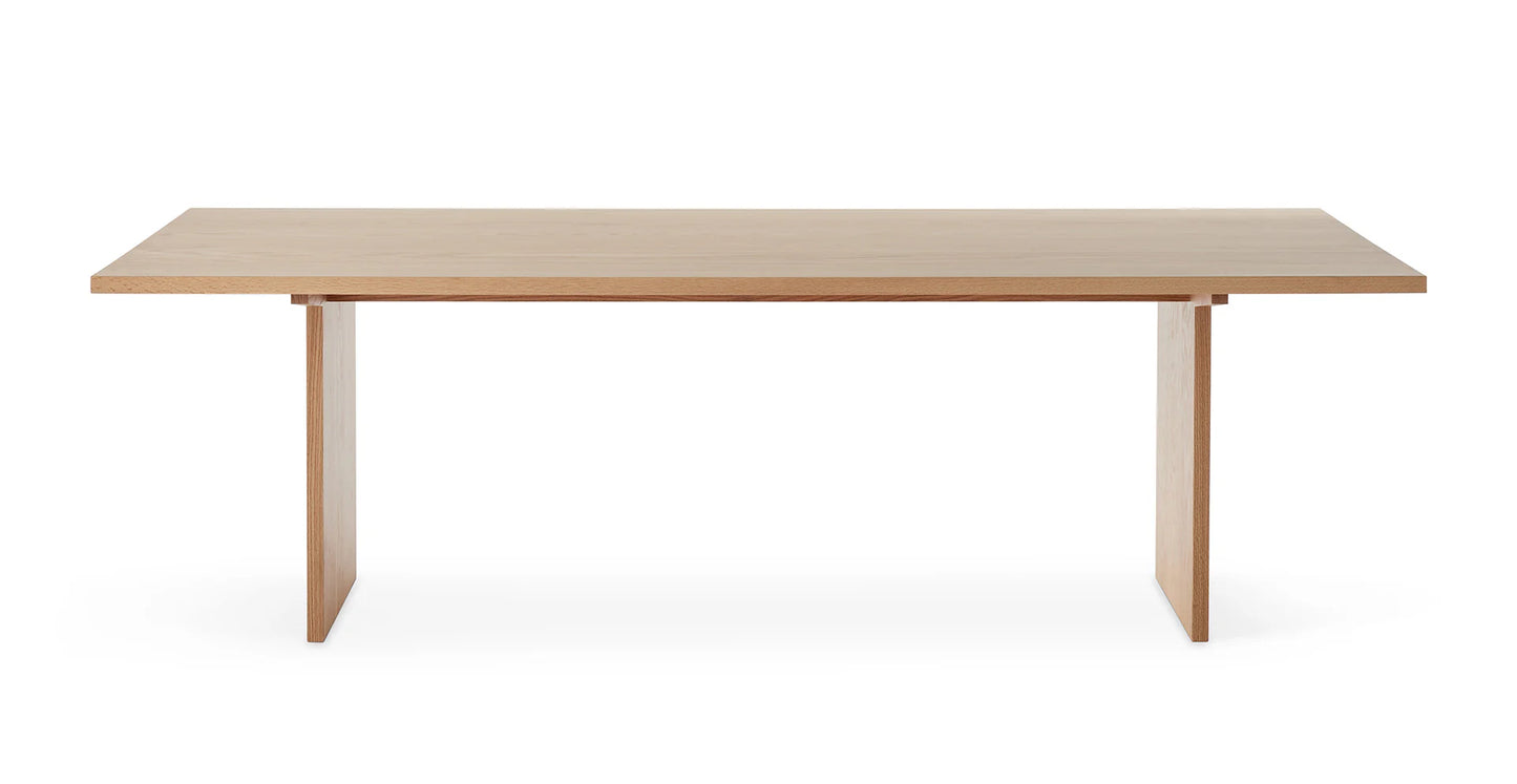 Slab End Lite Dining Table 2.4m