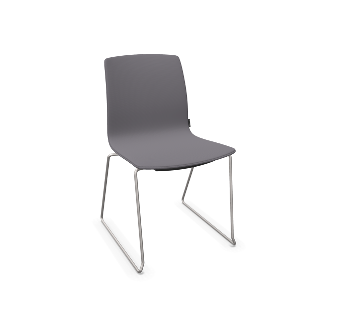 Fiore Sled Chair Full Upholstery