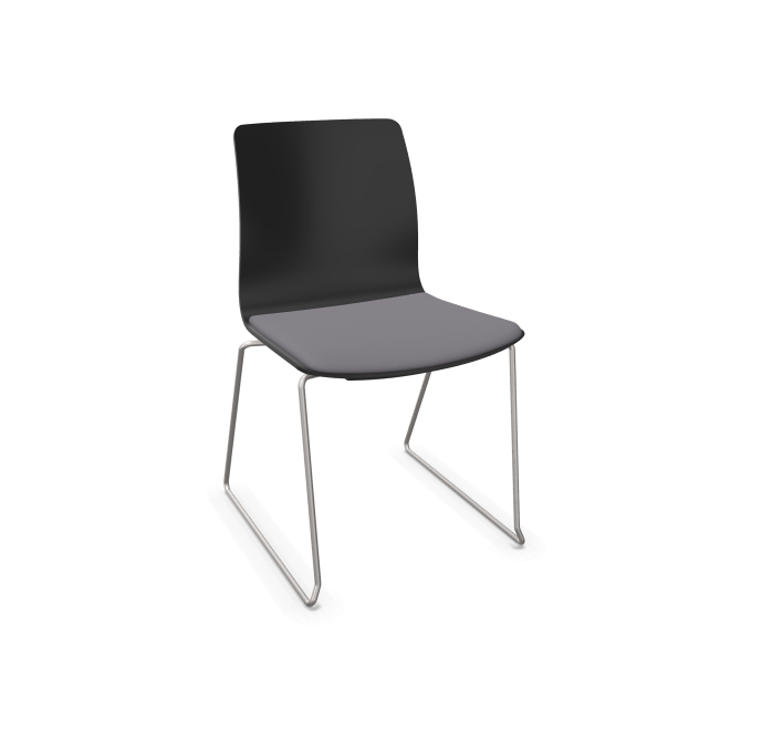 Fiore Sled Chair Seat Upholstery