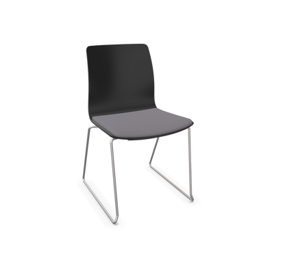 Fiore Sled Chair Seat Upholstery