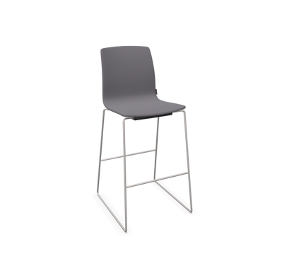 Fiore Sled Stool Full Upholstery 75cm