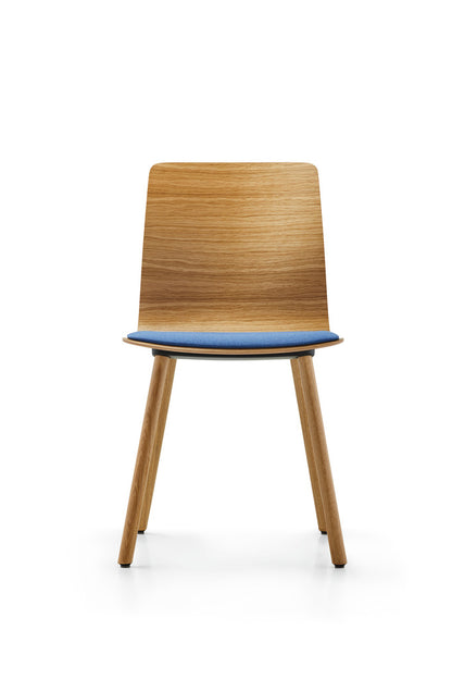 Fiore Wood Chair Seat Upholstery
