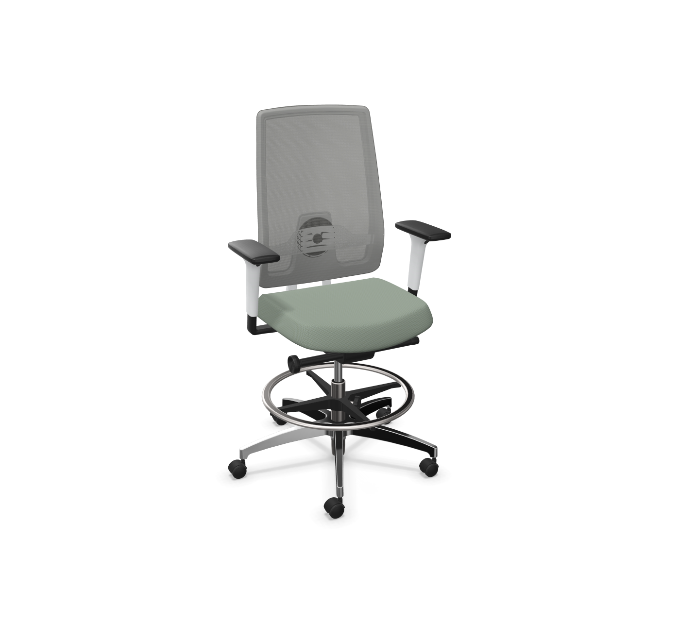 Indeed Mesh Counter Chair with Arms