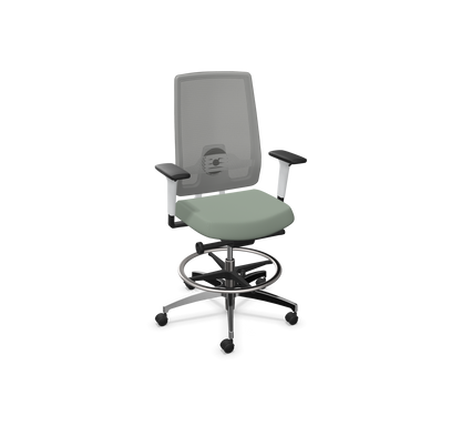 Indeed Mesh Counter Chair with Arms