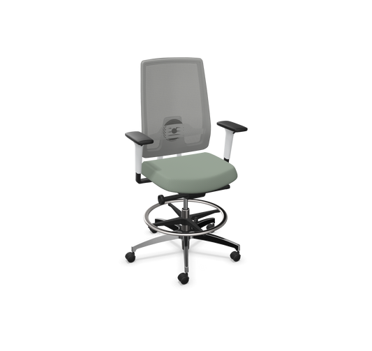 Indeed Mesh Counter Chair with Arms